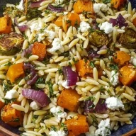 Best Fall Harvest Orzo Salad
