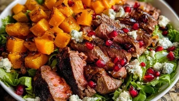 Fall Harvest Steak Salad
