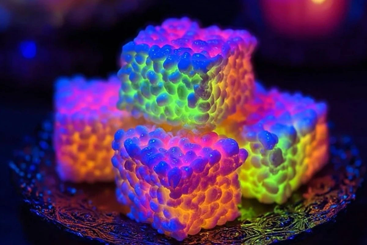 Glow in the Dark Rice Krispies Treats