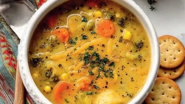 Irresistible One Pot Creamy Vegetable Soup