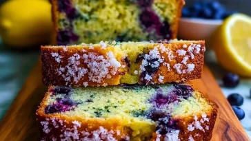 Lemon Blueberry Zucchini Bread