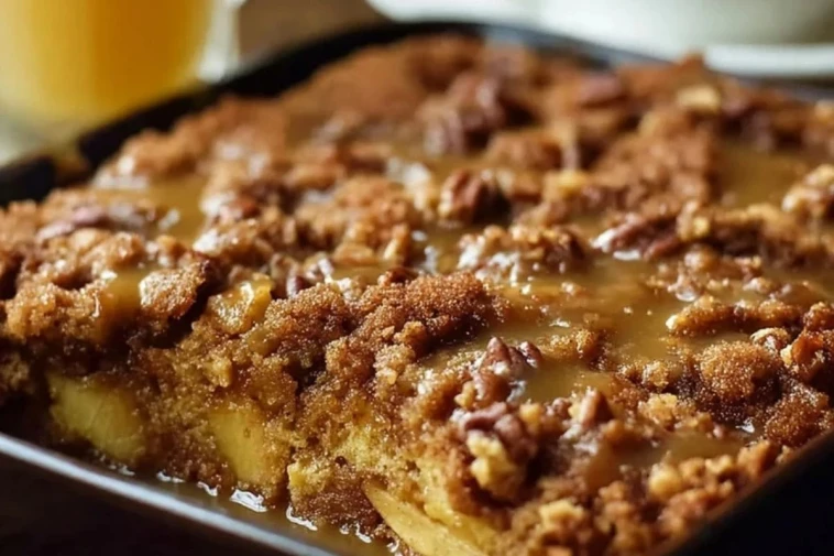 Pecan Apple Crisp Coffee Cake