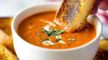 Roasted Tomato Basil Soup