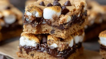 S'mores Cookie Bars