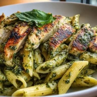 Basil Pesto Chicken Pasta