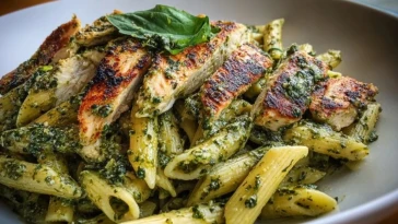 Basil Pesto Chicken Pasta