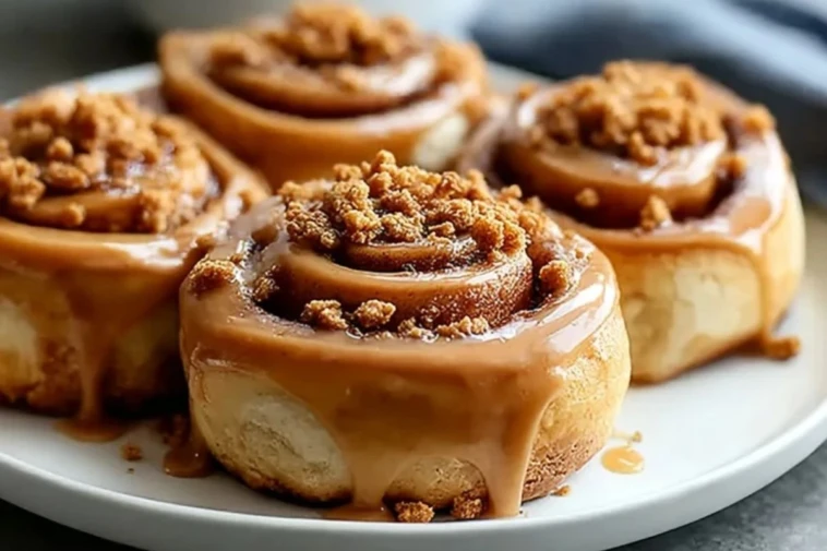 Biscoff Cookie Butter Cinnamon Rolls