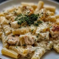 Chicken Rigatoni Alfredo