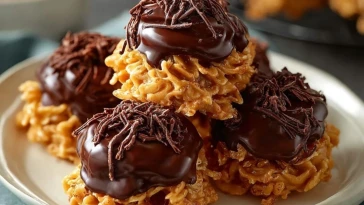 Chocolate Peanut Butter Haystacks