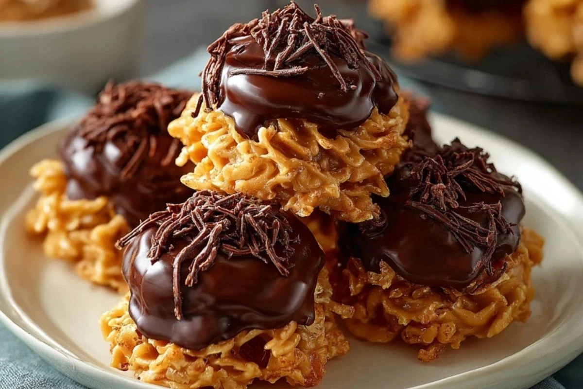 Chocolate Peanut Butter Haystacks