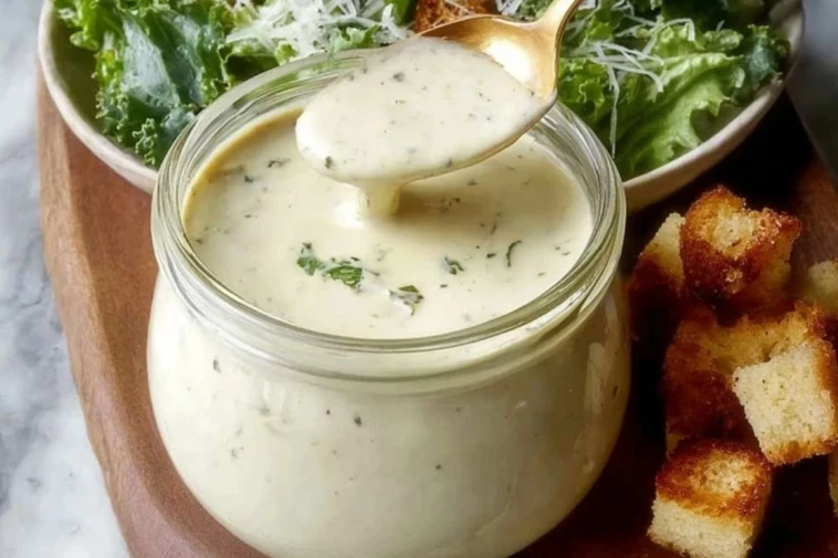Classic Homemade Caesar Dressing