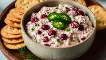 Cranberry Jalapeño Cream Cheese Dip