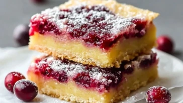 Cranberry Lemon Bars