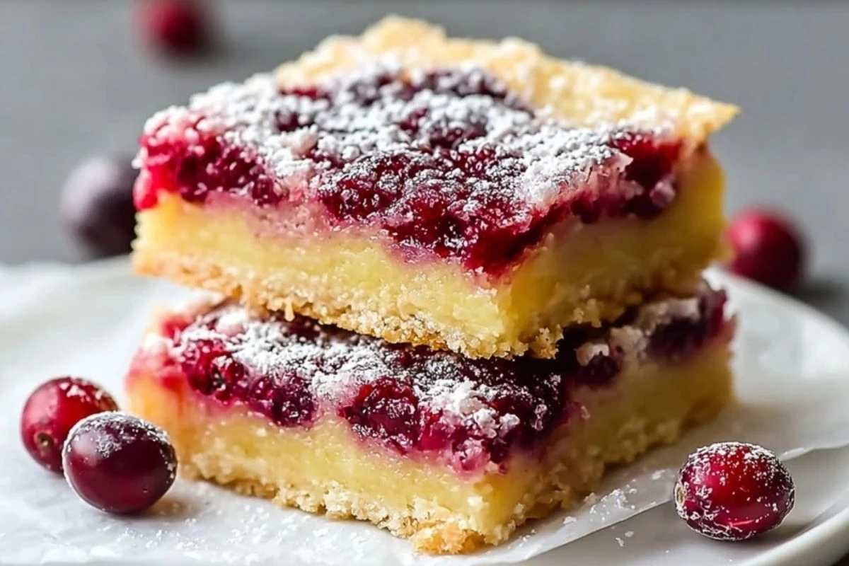 Cranberry Lemon Bars