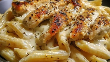 Creamy Garlic Parmesan Chicken Pasta