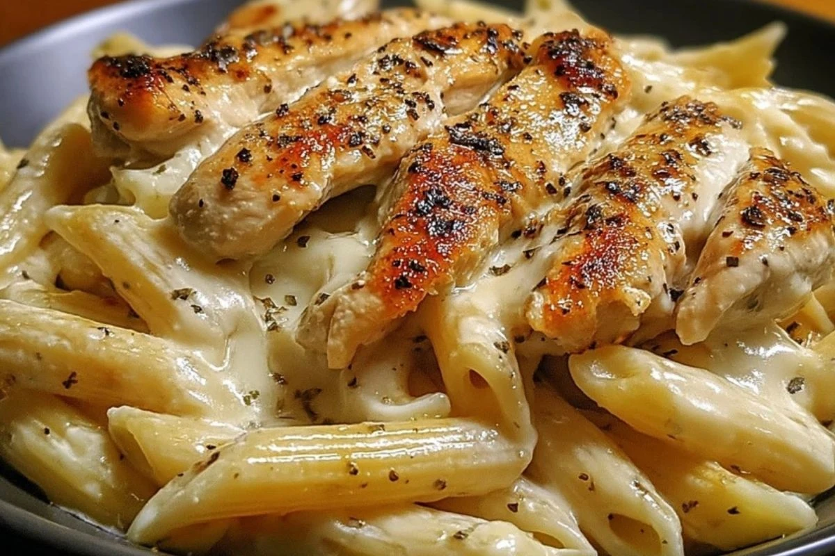 Creamy Garlic Parmesan Chicken Pasta