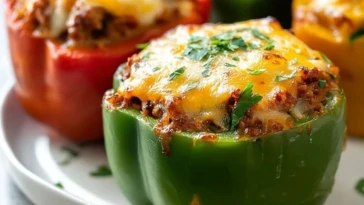 Easy Baked Stuffed Peppers