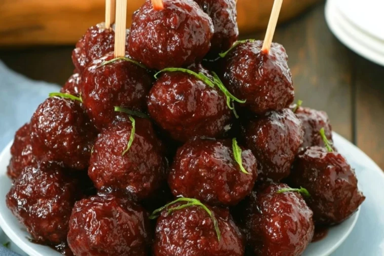 Grape Jelly Meatballs