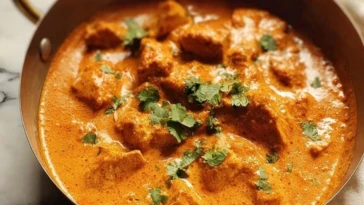Homemade Butter Chicken With Coconut Milk