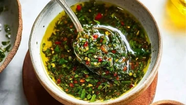 Homemade Chimichurri Sauce