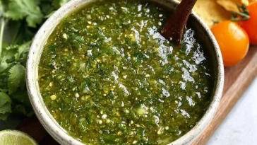 Homemade Salsa Verde
