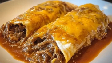 Irresistible Shredded Beef Enchiladas