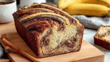 Irresistible Southern Banana Nut Bread with a Cinnamon Twist