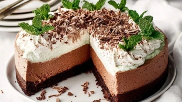 Mint Chocolate Mousse Cake