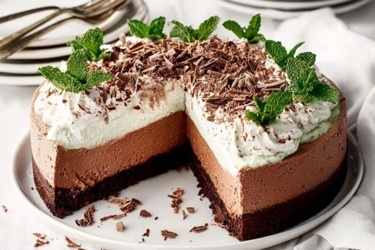 Mint Chocolate Mousse Cake