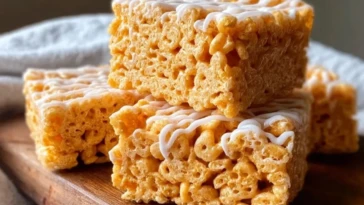 Pumpkin Spice Rice Krispie Treats