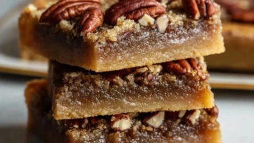 Simple Pecan Pie Bars