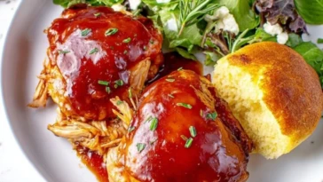 Slow Cooker BBQ Chicken Thighs