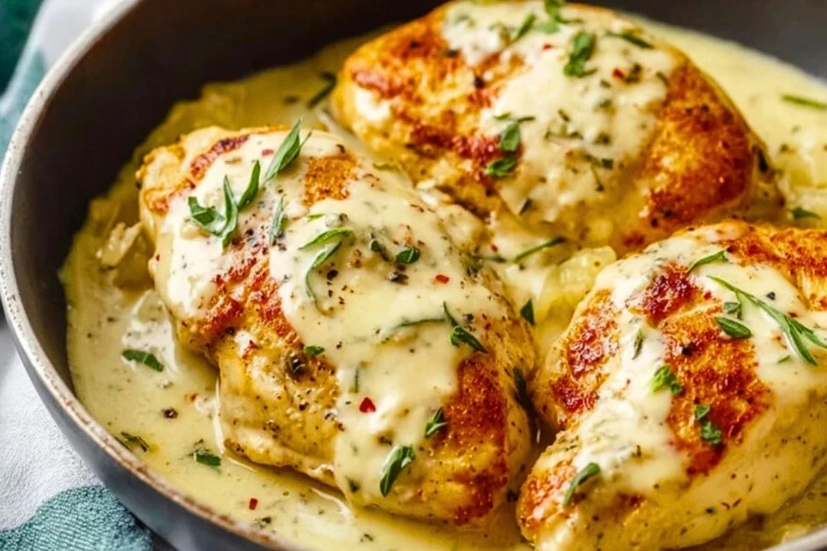 Slow-Cooker Creamy Ranch Chicken