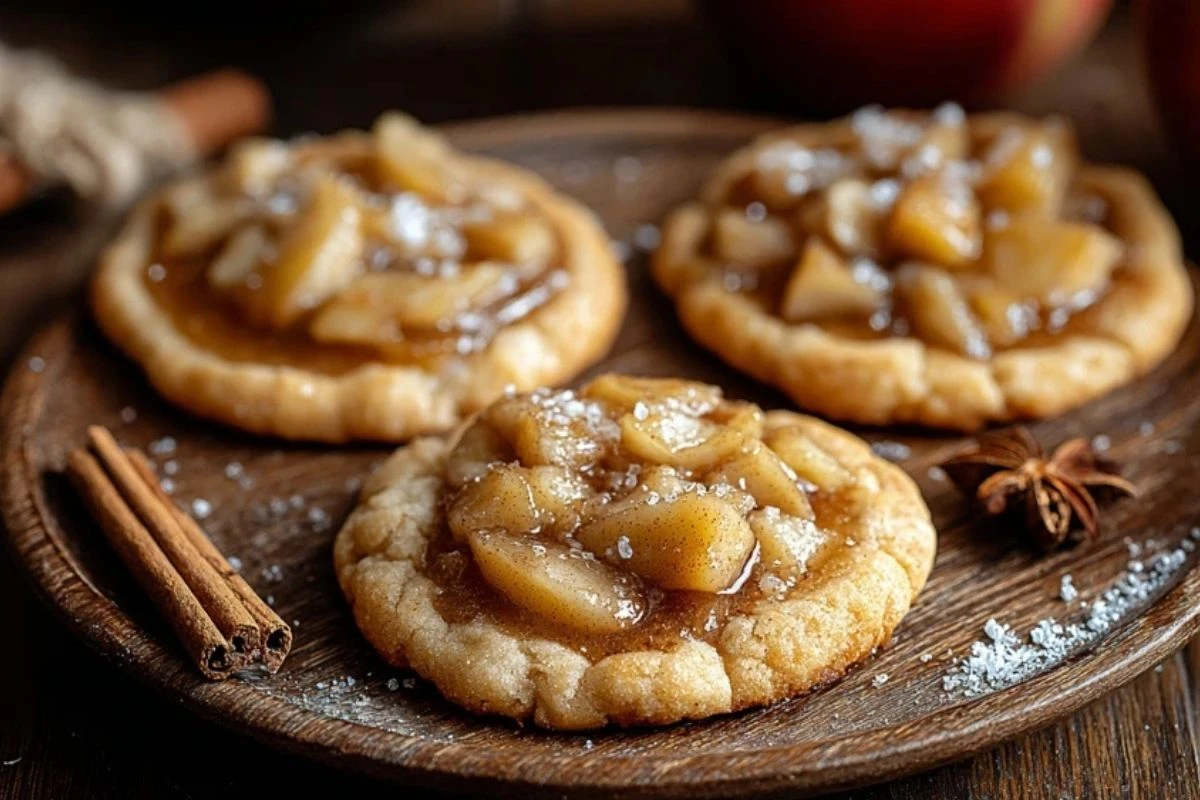 Warm and Buttery Apple Pie Cookies