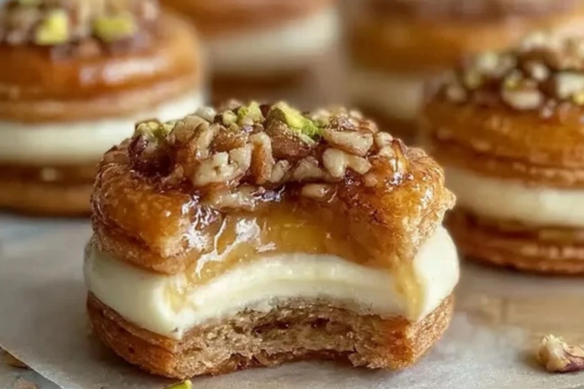 Baklava Cream Sandwich Cookies