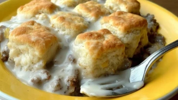 Biscuits & Gravy Casserole