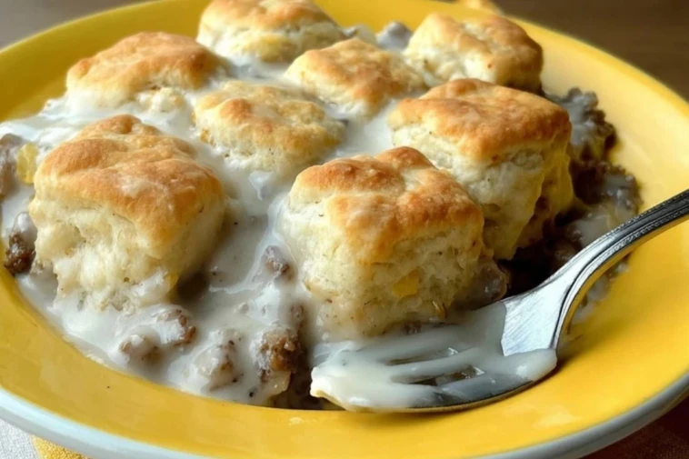Biscuits & Gravy Casserole