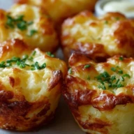 Cheesy Mashed Potato Puffs