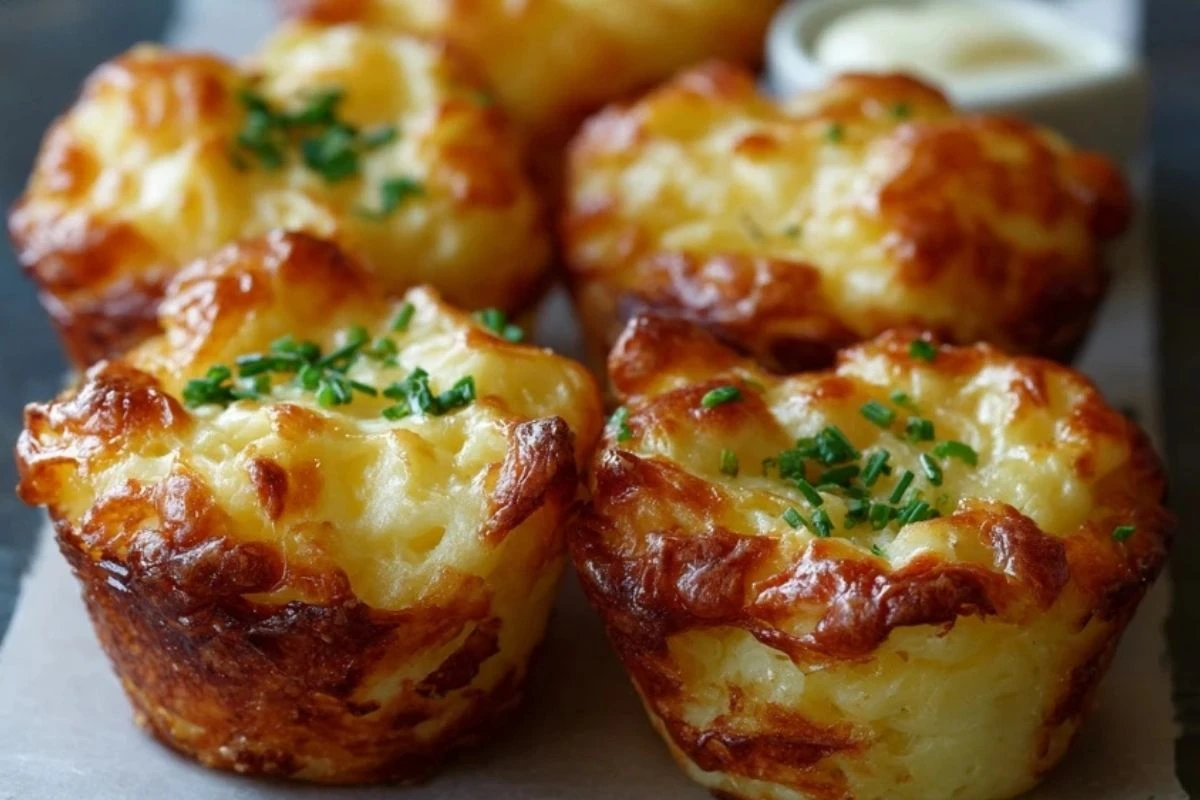 Cheesy Mashed Potato Puffs
