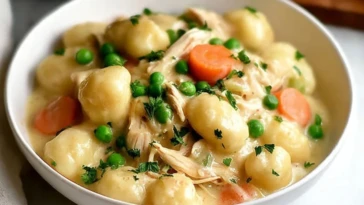Classic Chicken And Dumplings With Gnocchi