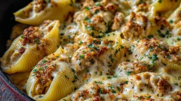 Creamy Cajun Chicken Stuffed Shells