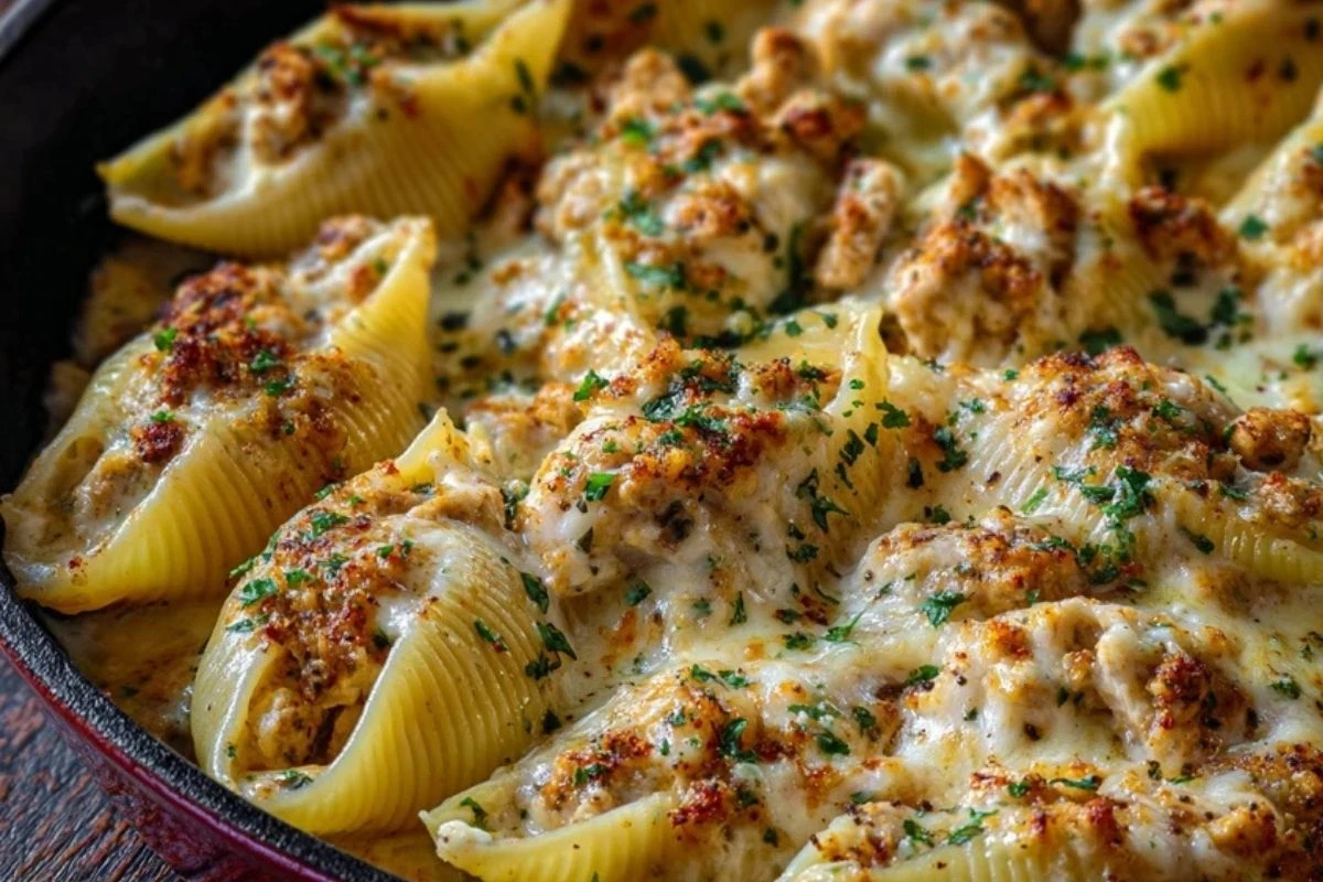 Creamy Cajun Chicken Stuffed Shells