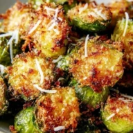 Crispy Parmesan-Crusted Roasted Brussels Sprouts