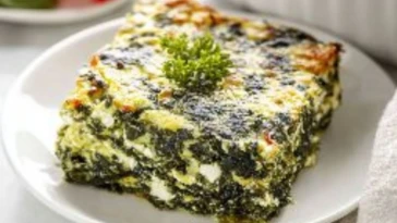 Easy Feta and Spinach Casserole