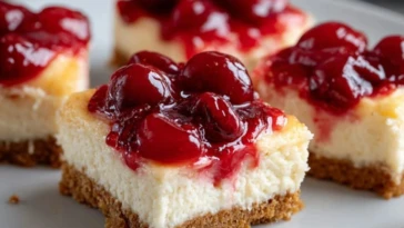 Cherry Cheesecake Bars
