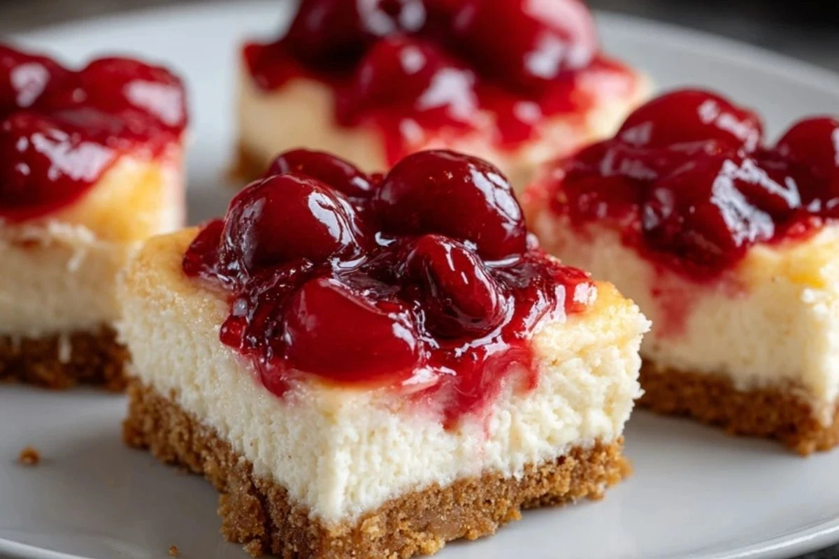 Cherry Cheesecake Bars