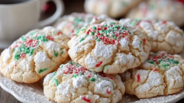 Christmas Gooey Butter Cookies