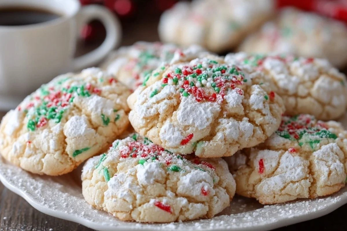Christmas Gooey Butter Cookies