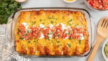 Cream Cheese Chicken Enchiladas