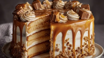 Decadent Caramel Cake